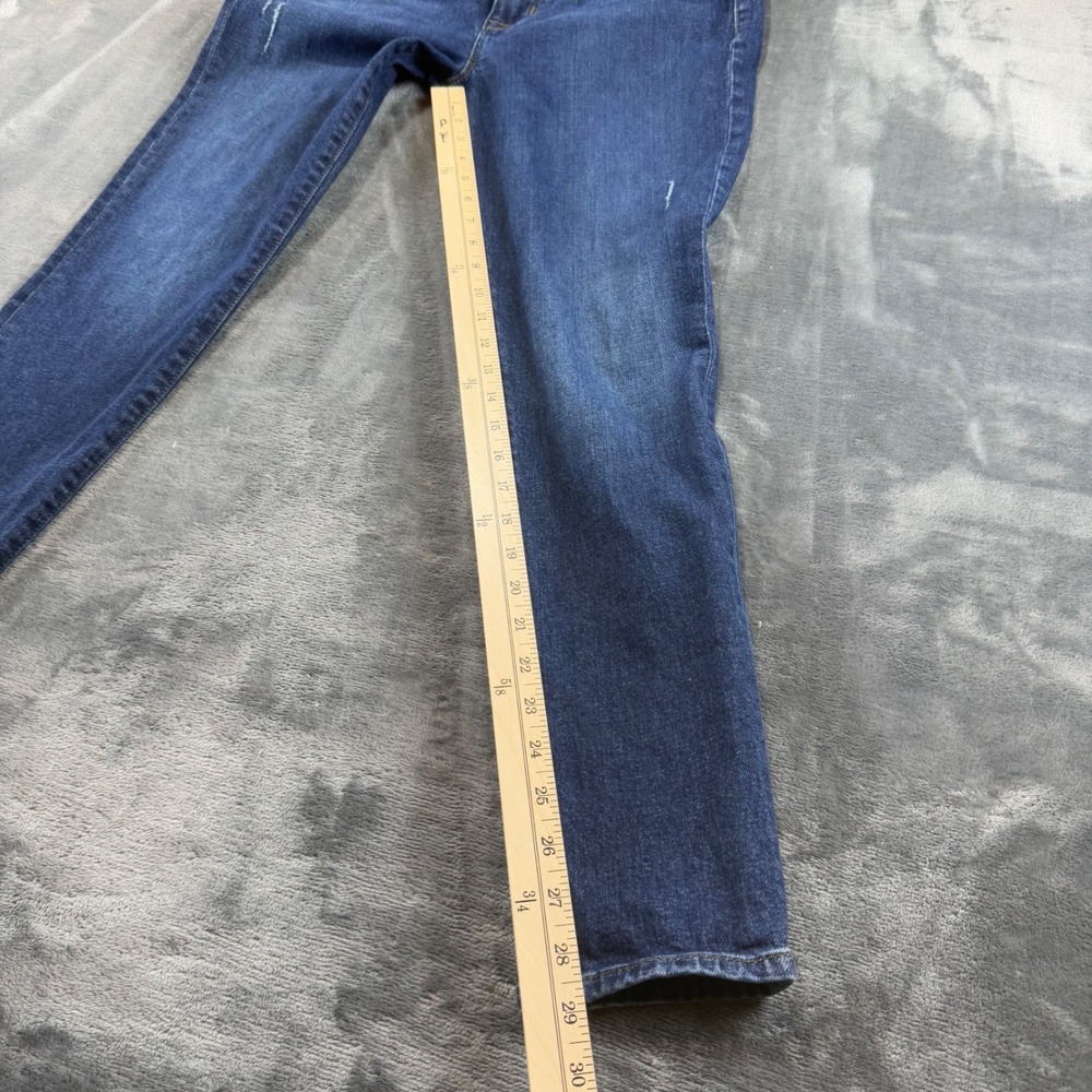 Hudson Blair High-Rise Skinny Jeans Women 29 Dark Wash Blue Denim - Picture 6 of 9